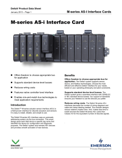 M-series AS-I Interface Cards