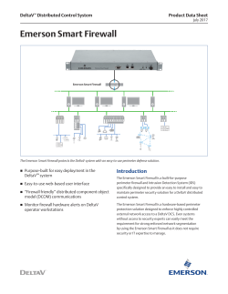 Emerson Smart Firewall