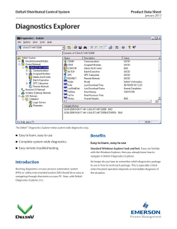 Diagnostics Explorer