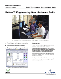 DeltaV Engineering Seat Software Suite
