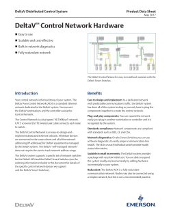 DeltaV Control Network Hardware