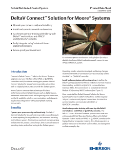 DeltaV Connect Solution for Moore Systems