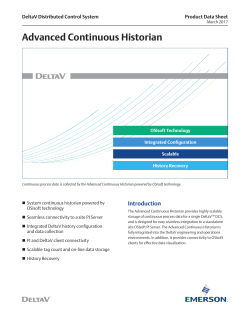 Advanced Continuous Historian
