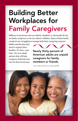 Building Better Workplaces for Family Caregivers