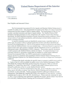 Environmental Assessment