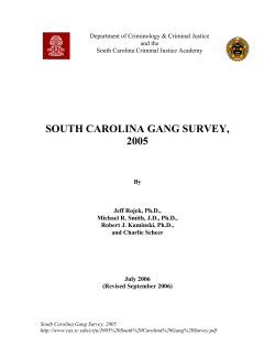 Gang Final Report