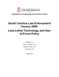 Less-Lethal Final Report