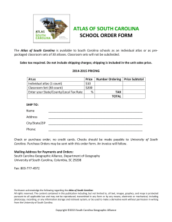 Order Form: Schools