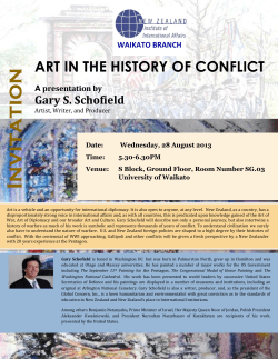 Art in the History of Conflict