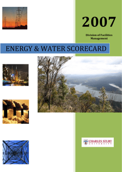 2007 Energy and Water Scorecard [PDF]