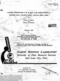 Sibbett, B.S., and Blackett, R.E., 1982, Lithologic Interpretation of the De Braga #2 and Richard Weishaupt #1 Geothermal Wells, Stillwater Project, Churchill County, Nevada: Unpublished Report By Earth Science Laboratory, University of Utah Research Institute, Salt Lake City, Utah, for U. S. Department of Energy, Division of Geothermal Energy, February, 1982, 29 p., DOE Report DOE/ID/12079-57 ESL-70.&nbsp;