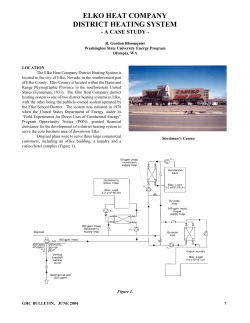 Bloomquist, R.G., 2004b, Elko Heat Company District Heating System: A Case Study: Geo-Heat Center Quarterly Bulletin, v. 25, no. 2, p. 7-10.