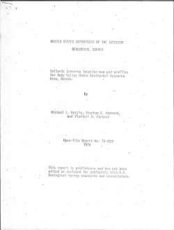 Batzle, M. L., Hammond, S. E., and Farkash, V. N., 1976b,Data for the Telluric Traverse Location Map and Profiles for Ruby Valley known Geothermal Resource Area, Nevada: U.S. Geological Survey Open-File Report 76-701-B, 14p.