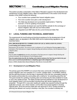 Section 5 Local Coordination