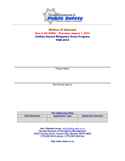 Nevada Notice of Interest Form