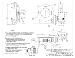 Outline Drawing Series 2000/M2CP - Model W/MG07 - Multi-Turn