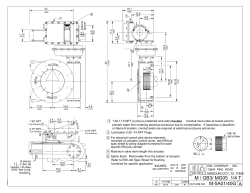 Outline Drawing Series 2000/M2CP - Model M/MG05 - Part-Turn