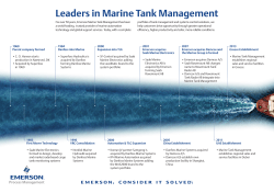Leaders in Marine Tank Management, History
