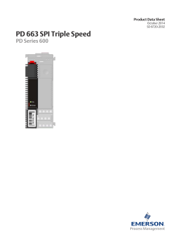 Product Data Sheet: PD663 SPI Triple Speed
