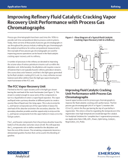 Improving refinery fluid catalytic cracking vapor recovery unit performance with process gas chromatographs