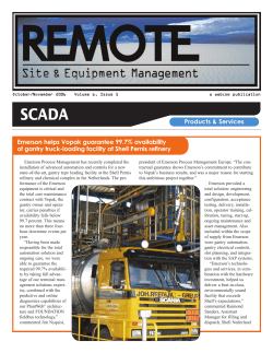 Emerson helps Vopak guarantee 99.7% availability of gantry truck-loading facility at Shell Pernis Refinery.