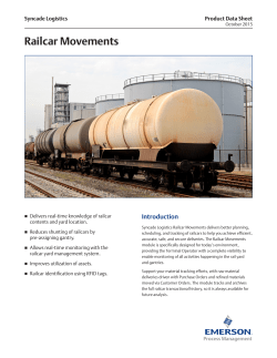 Railcar Movements