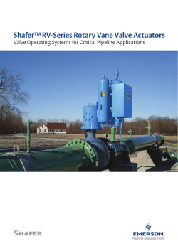 RV-Series Rotary Vane Actuators - A4