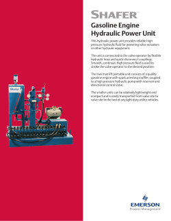 Gasoline Engine Power Unit