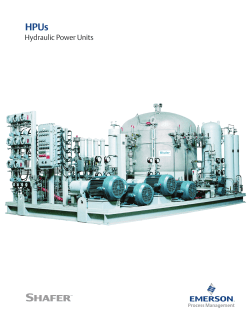 Hydraulic Power Units