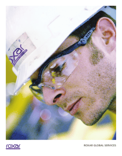Roxar Global Service Brochure