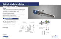 Manual: 6888 Integral AutoCal Quick Installation Guide
