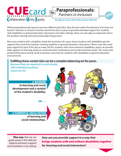 CueCardParaprofessional
