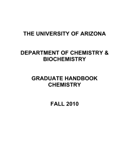 Graduate Handbook - Chemistry (PDF)