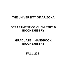 Graduate Handbook - Biochemistry (PDF)