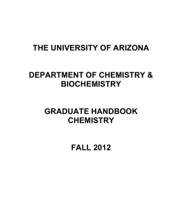 Graduate Handbook - Chemistry (PDF)