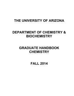 Graduate Handbook - Chemistry (PDF)