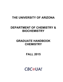 Graduate Handbook - Chemistry (PDF)