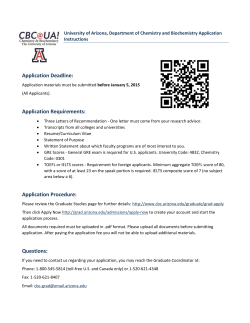 Application Instructions