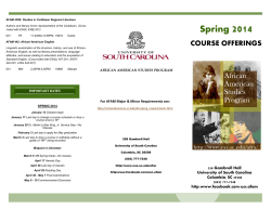 Spring Course Listings