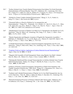 List of Publications