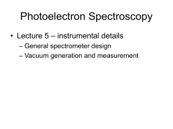 Instrument Design; Vacuum Generation and Measurement