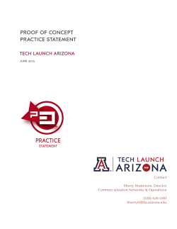 Proof of Concept Practice Statement