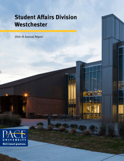 Division of Student Affairs - Annual Report 2014 2015