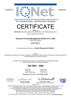 9001 2008 IQNET