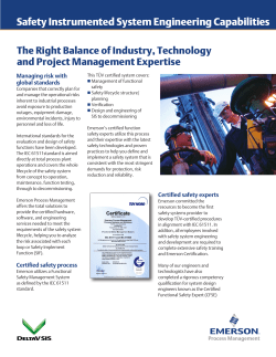 SIS Engineering Capability Flyer