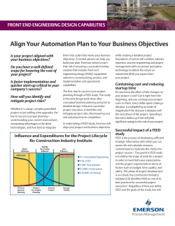 FEED Capabilities Flyer