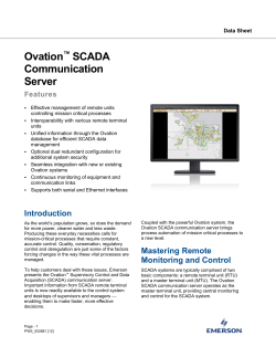 Ovation SCADA Communication Server