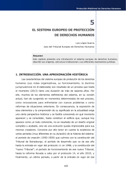 5. El sistema europeo de protecci n de derechos humanos