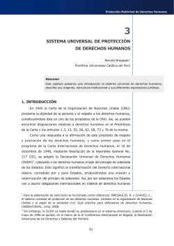 3. Sistema universal de protecci n de derechos humanos