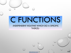 C Functions in pdf